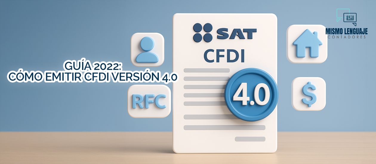 ¿Cómo emitir el CFDI versión 4.0?