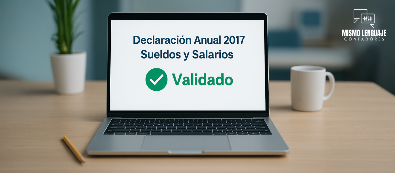 Declaración anual para sueldos y salarios