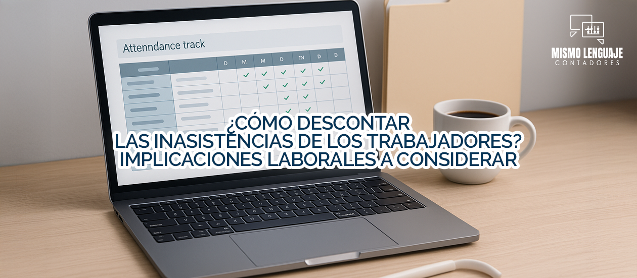 ¿Cómo descontar inasistencias laborales?