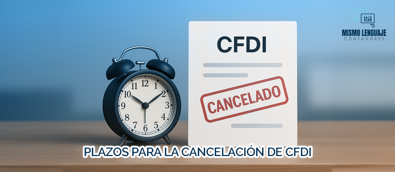 ¿Cuáles son los plazos para la cancelación de CFDI?