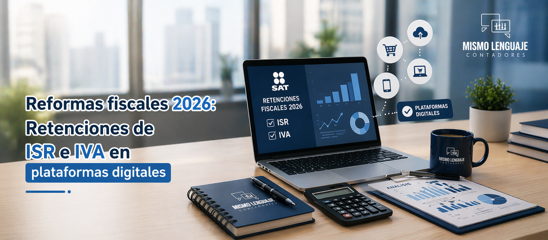 Retenciones de ISR e IVA en plataformas digitales 2026.