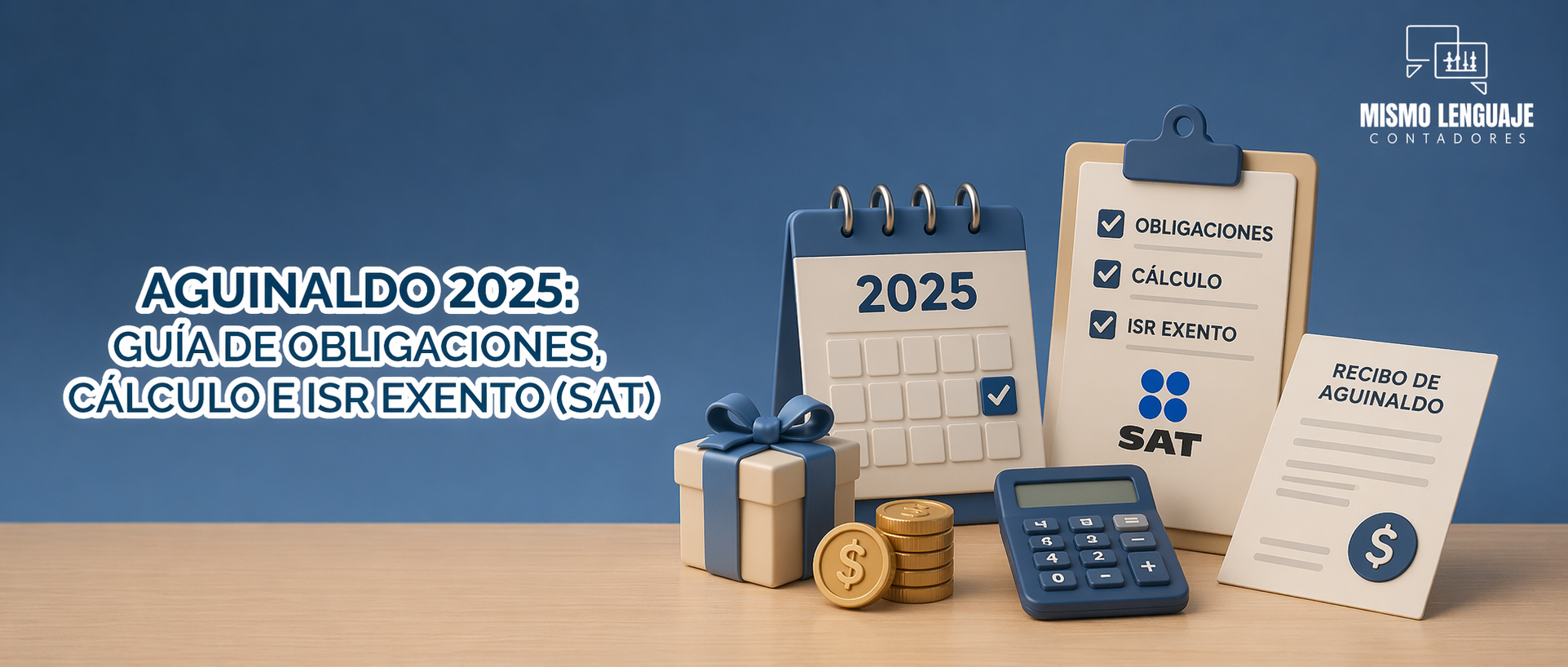 Aguinaldo 2025 e ISR exento del SAT.