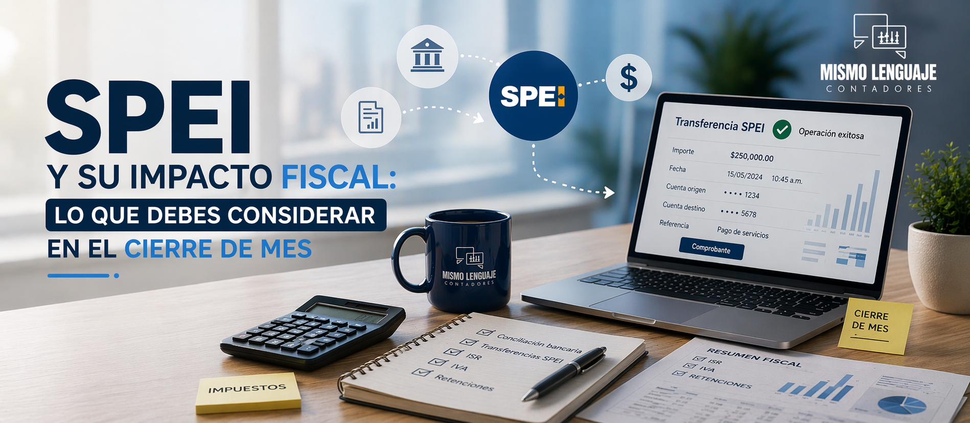 Infografía SPEI funcionamiento y clave de rastreo para impuestos